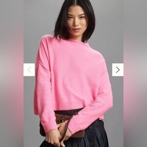 The Alani Cashmere Mock-Neck Sweater by Pilcro